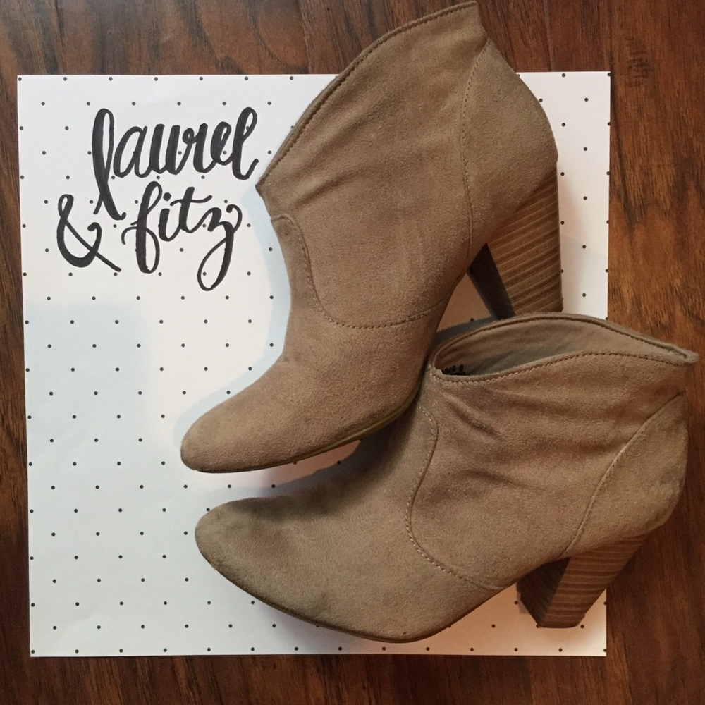Suede Booties